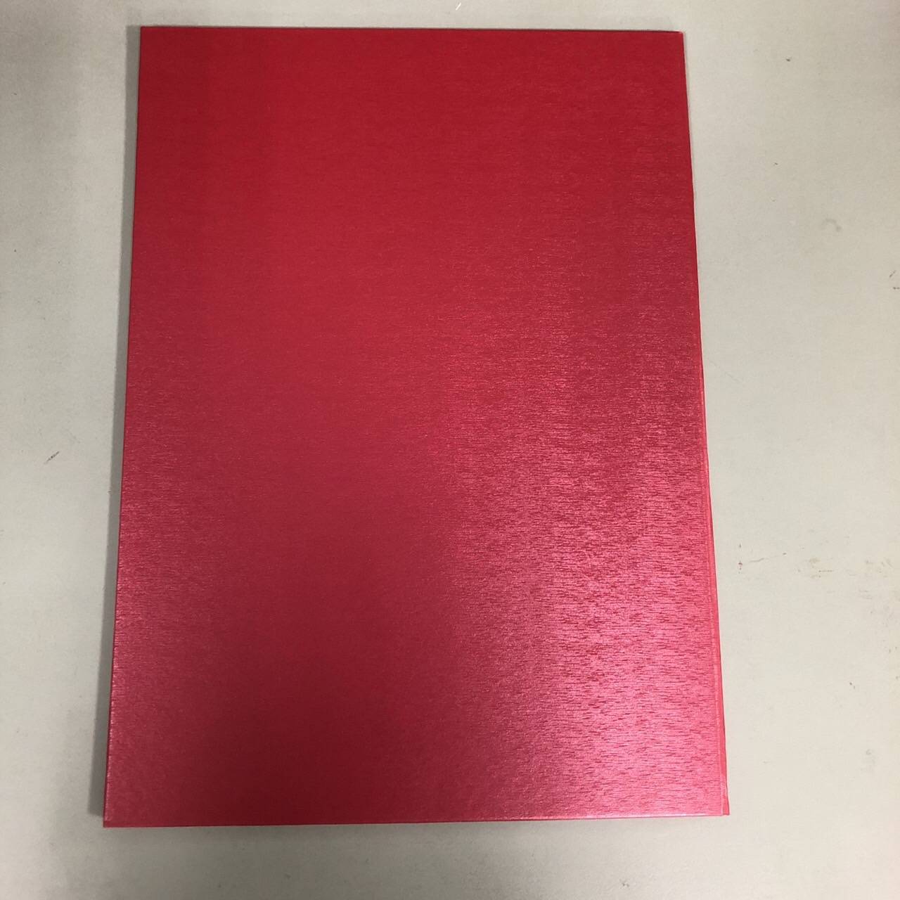 A4證書夾獎狀夾-紅色-平版